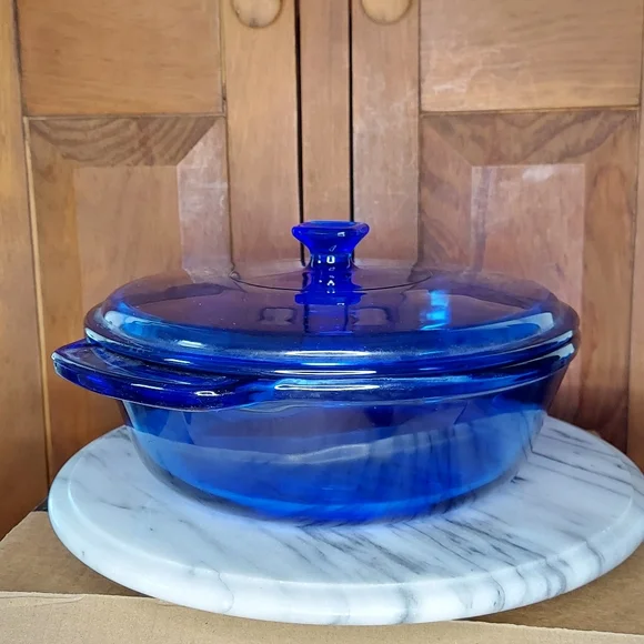 Cobalt Blue Casserole Dish - Picture 7 of 17
